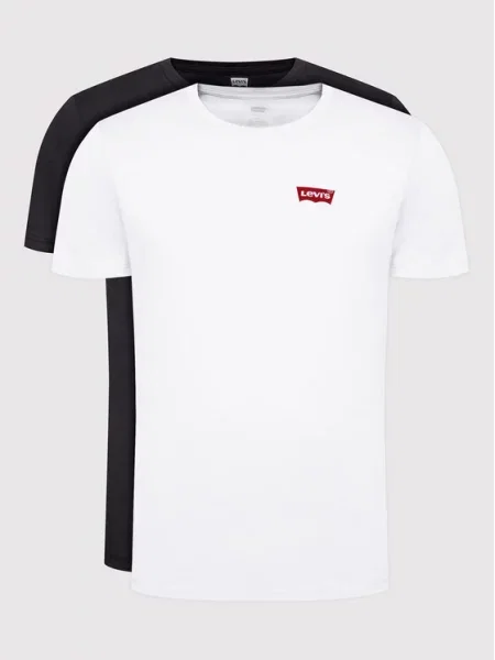 LEVI'S Majica CREWNECK GRAPHIC NEUTRALS crvena / crna bijela