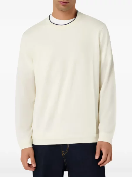 Vilnonė marškiniai Emporio Armani balta