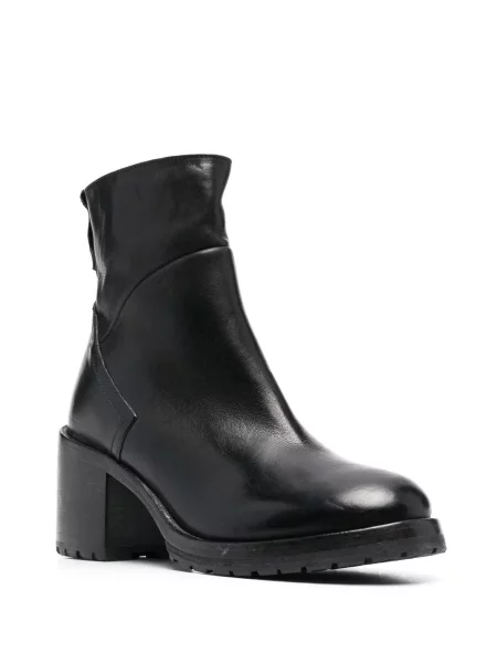 Cizme scurte Moma din piele negru