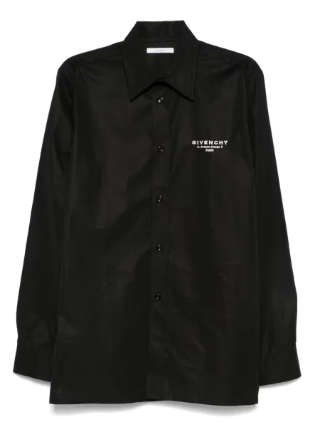 Košile Givenchy s výšivkou černá