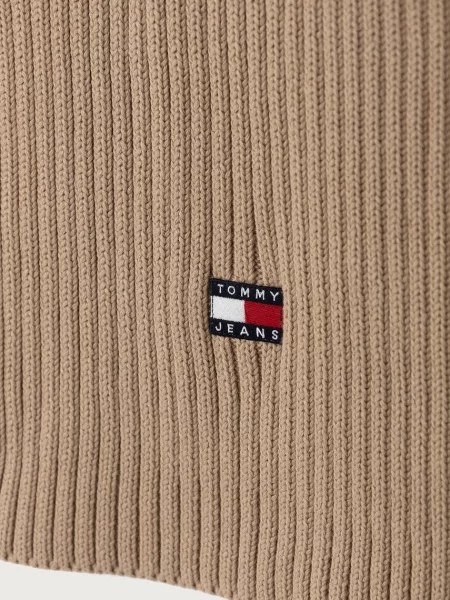 Tommy Jeans fular de damă din bej