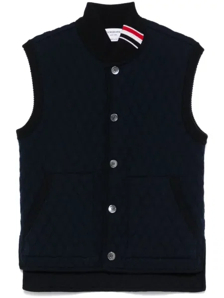 Vestă Thom Browne cu dungi albastru
