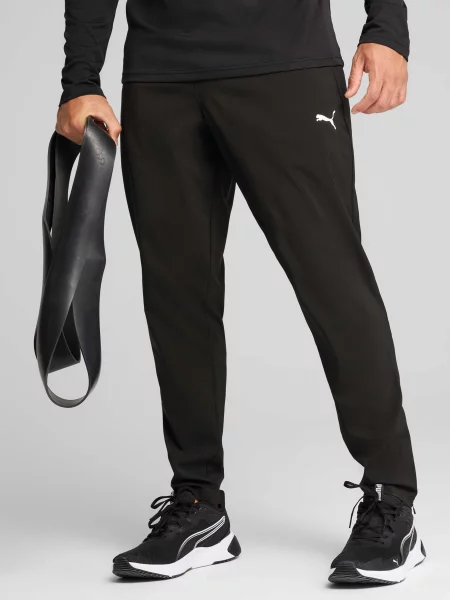 Спортивні штани PUMA Tad Ess Woven Tapered Pant комбінований верх чорний