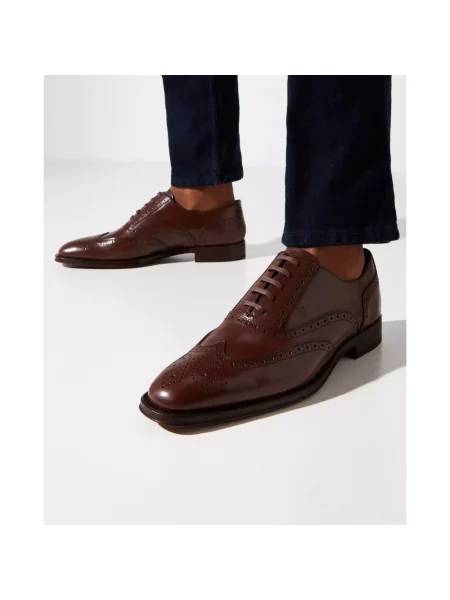 Oksfordy Tod's sznurowany skórzany brązowy