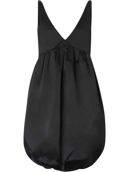 Rochie Burberry din satin de costum negru