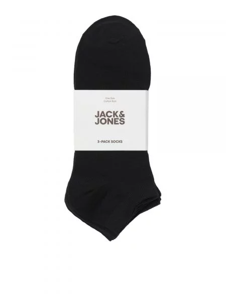 JACK & JONES Șosete LOUIS negru alb