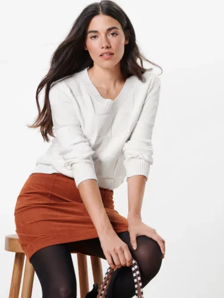 Джемпер Tchibo бавовна/поліамід білий