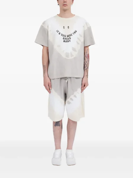 Tricou Mm6 Maison Margiela cu imagine gri