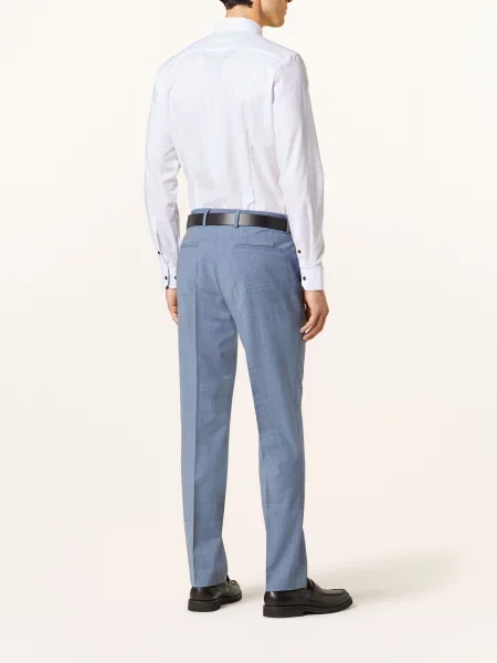 Olymp Koszula Super Slim Fit weiss brązowa