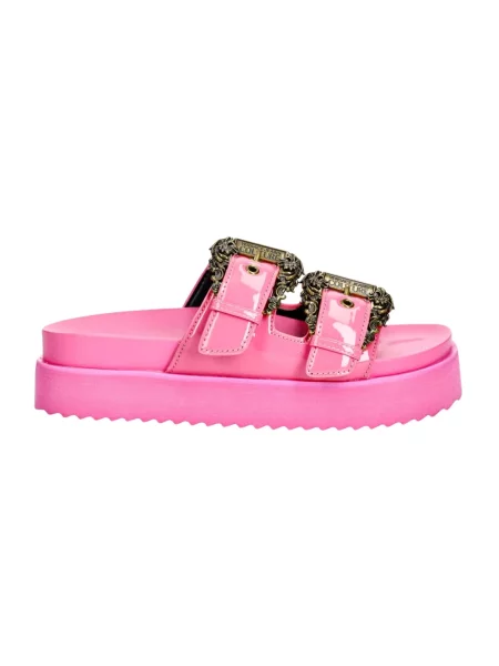 Klapki Versace Jeans Couture różowe
