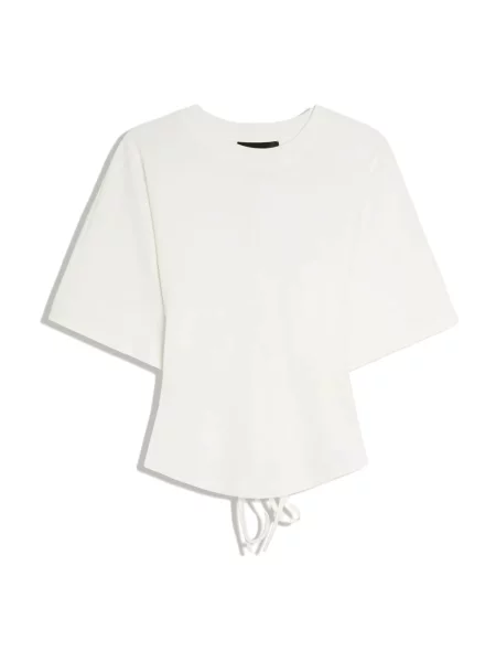 Bershka Tricou murdar alb