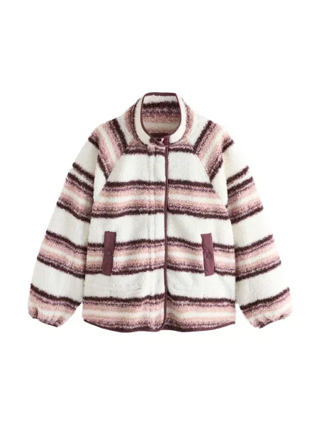 Next Jachetă fleece fildeş pal roz