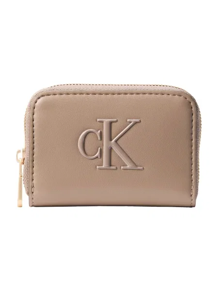 Calvin Klein Portofel gri taupe bej