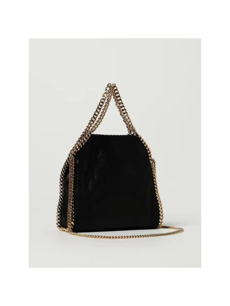 Mała mały torebka na łańcuszku Stella Mccartney elegancka czarna