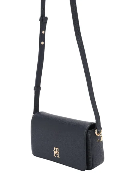 Tommy Hilfiger Geantă poștaș EMBLEM FLAP albastru