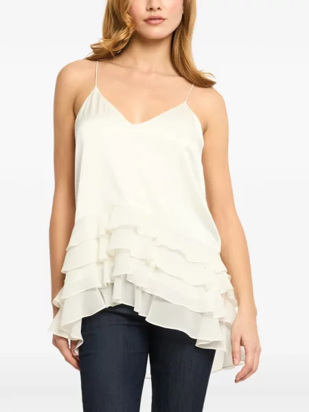 Top Cinq A Sept cu decolteu în V