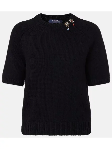 Pulover 's Max Mara de lână negru