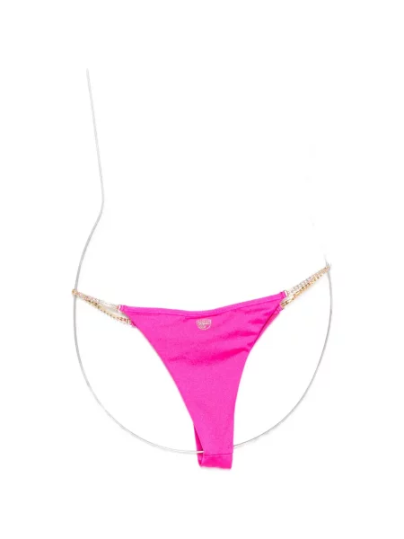 Bikini Chiara Ferragni cu autograf roz