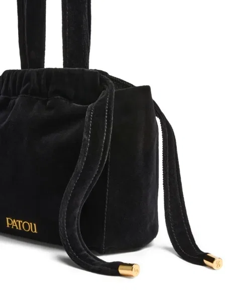 Geantă Patou de catifea negru