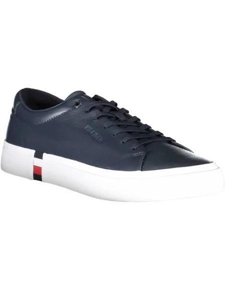 Trampki Tommy Hilfiger skórzane niebieskie