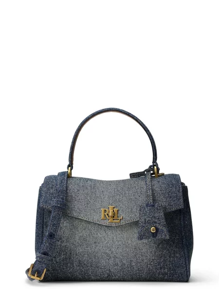 Lauren Ralph Lauren crossbody kabelka džínová modrá