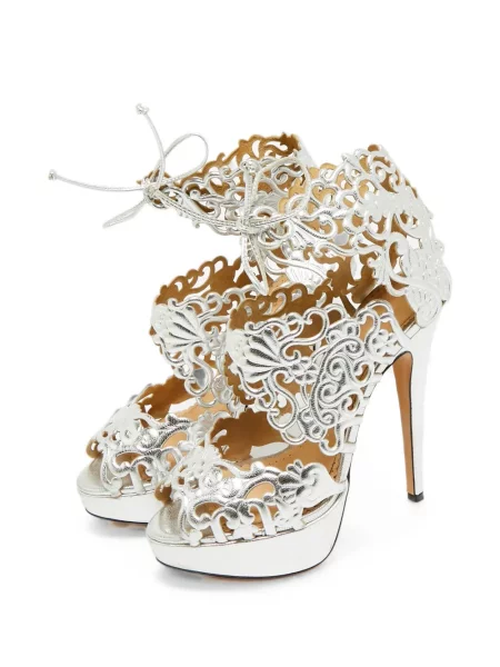 Sandale Charlotte Olympia din piele cu platformă