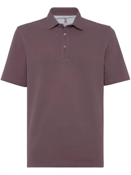 Polo majica Brunello Cucinelli crvena