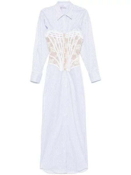 Rochie tip cămașă Giuseppe Di Morabito de costum alb
