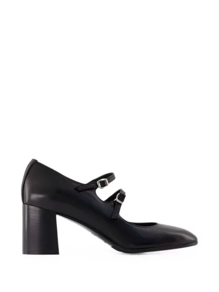 Pantofi cu toc Carel Paris cu cataramă cu bretele negru