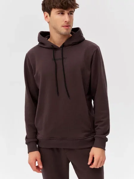 Bluza dresowa Rough Radical Cotton Active Hoodie brązowa