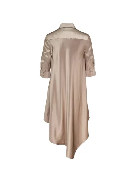 Сатенена асиметрична рокля тип риза Club21 Collection