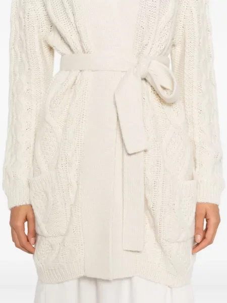 Cardigan Gran Sasso tricotate alb