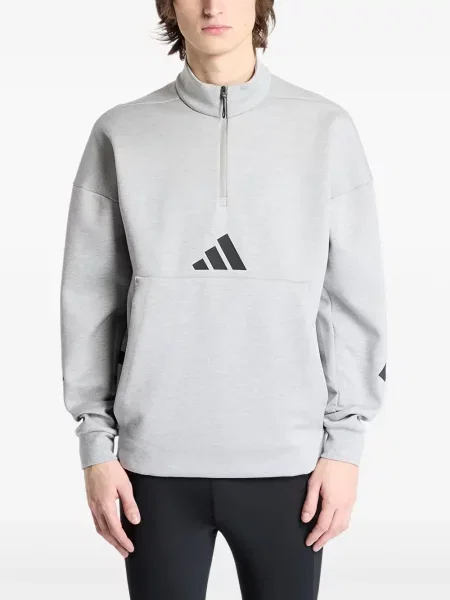 Hanorac Adidas cu autograf alergare evazat verde