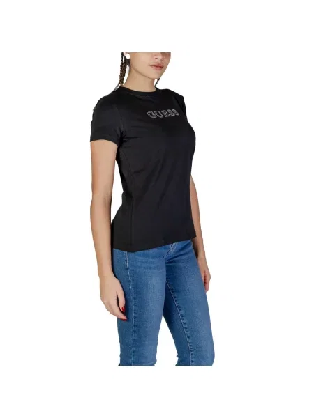 T-shirt GUESS Briana Ss T-Shirt Jet Black S czarna