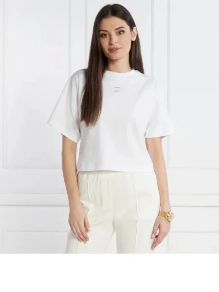 Liviana Conti Tricou | Cropped Fit alb
