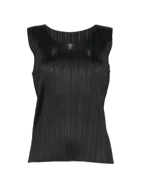 Τοπ Pleats Please Issey Miyake μαύρο