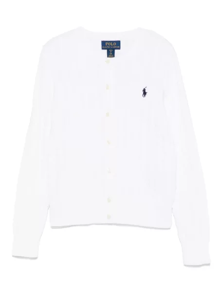 Kardigan dziecięcy Polo Ralph Lauren biały
