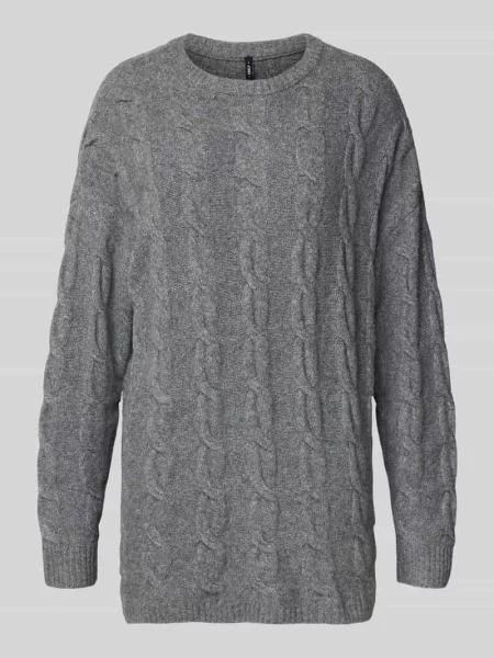 Sweter z dzianiny o kroju regular fit z fakturowanym wzorem model ‘JEANETTE’ Only