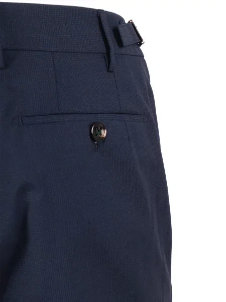 Pantaloni Berwich de lână albastru