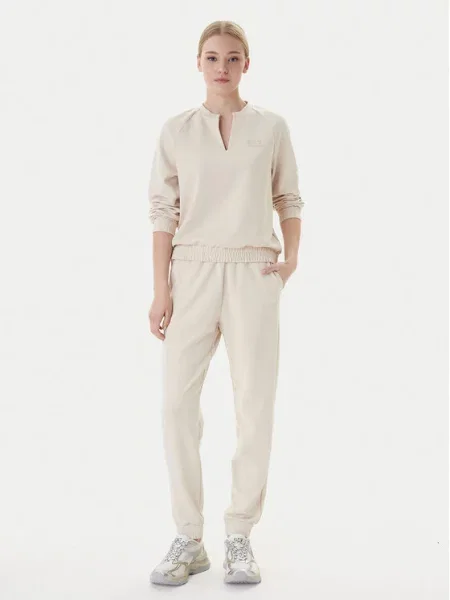Tepláková souprava Emporio Armani béžová