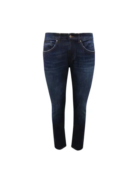 Skinny jeansy skinny Dondup niebieskie