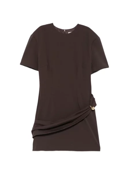 Rochie mini Aniye By drapată maro
