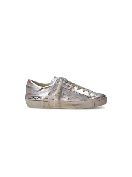 Buty do tenisa Philippe Model skórzane do tenisa szare