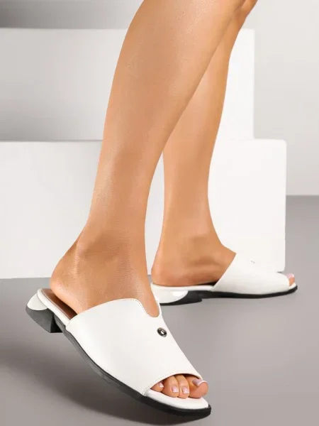 Papuci Tilavira Albi alb