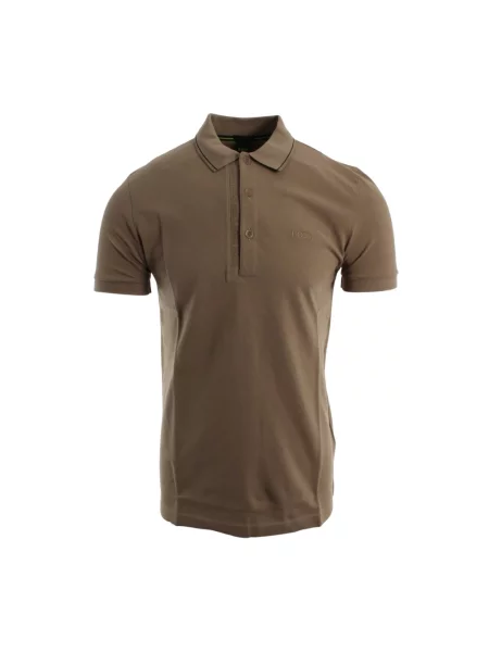 Koszulka polo Boss brązowa