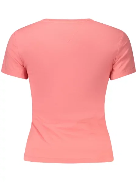 Tričko Tommy Jeans Plus růžové
