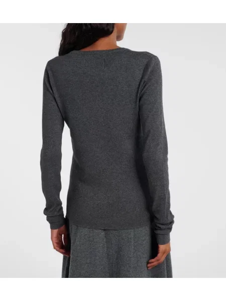 Tricou Extreme Cashmere din cașmir gri