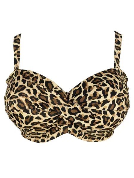 SugarShape Sutien costum de baie Monaco Loop bej / crem / maro negru