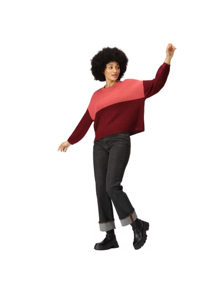 Sweter Dzianinowa Kamaria czerwony