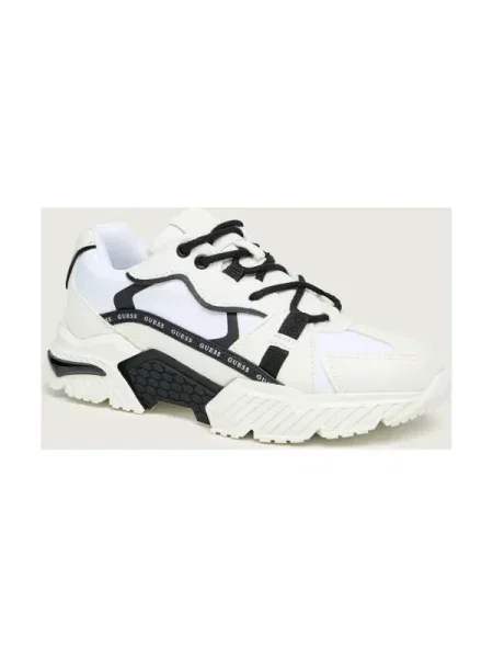 Sneakerși Guess alb